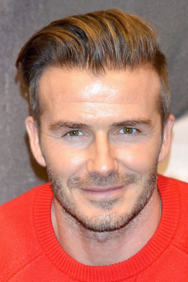 David Beckham Rocking Another Good Hair Look At His Book Signing, 2014