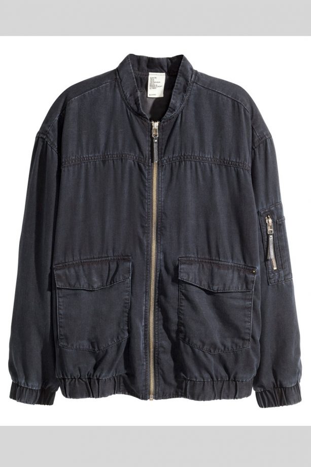 H&M Lyocell Bomber Jacket, £39.99