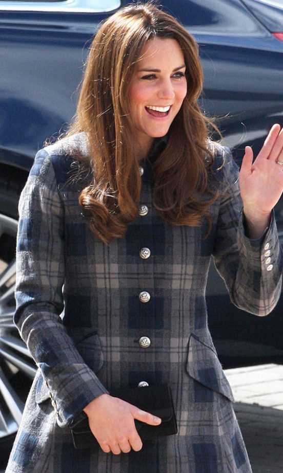 Kate Middleton, Duchess Of Cambridge, On A Visit To Glasgow, 2013