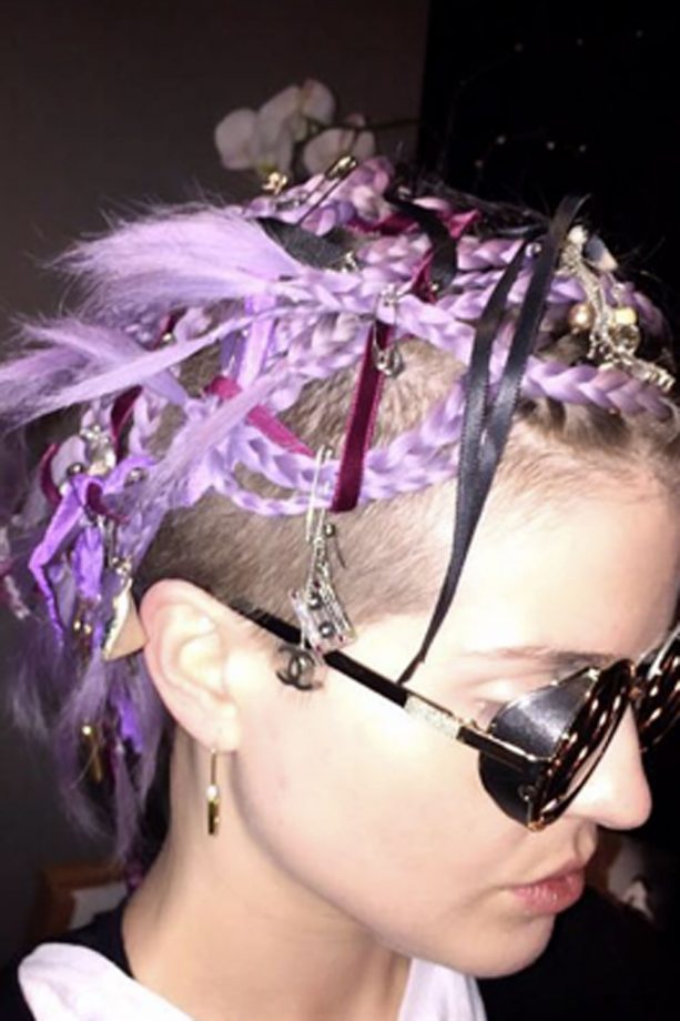 Kelly Osbourne Works A Punky 'Do, 2015