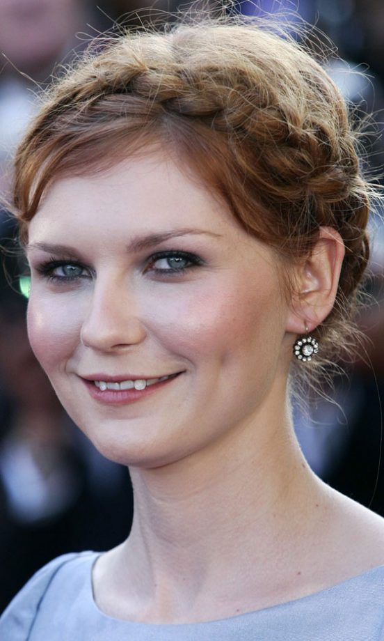 Kirsten Dunst At Cannes Film Festival Wearing A French Plait Hairstyle, 2006