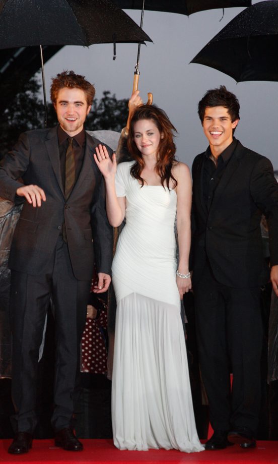 Kristen Stewart With Twilight Co-Stars Robert Pattinson And Taylor Lautner, 2009