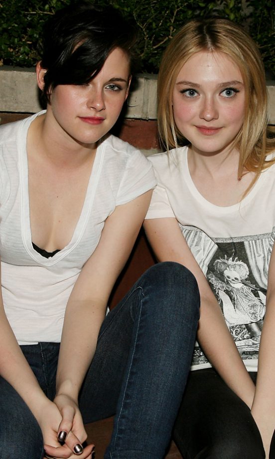 Kristen Stewart and Dakota Fanning At The Runaways Film Premiere After Party, New York, March 2010