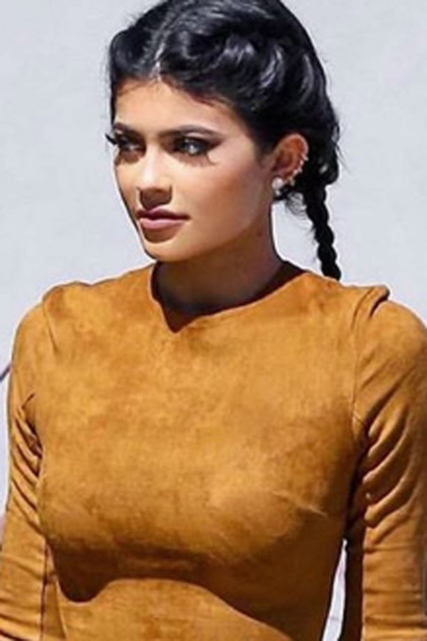 Kylie Jenner Looks Her Age With Cute Plaits, 2015