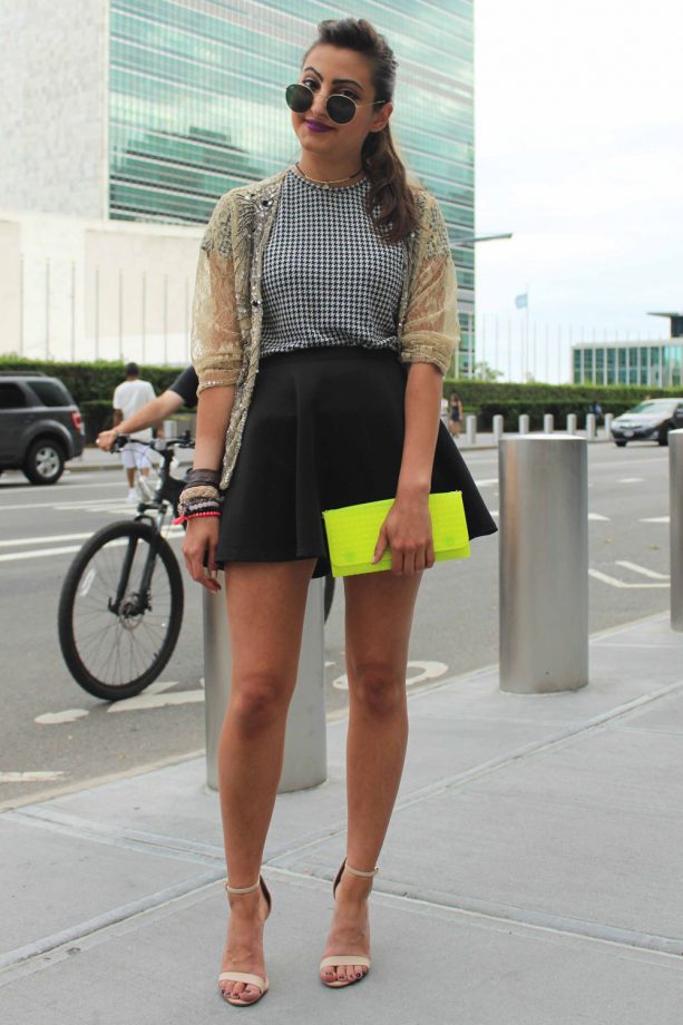 Alanna Martine In Her New York Fashion Week Outfit, 2015