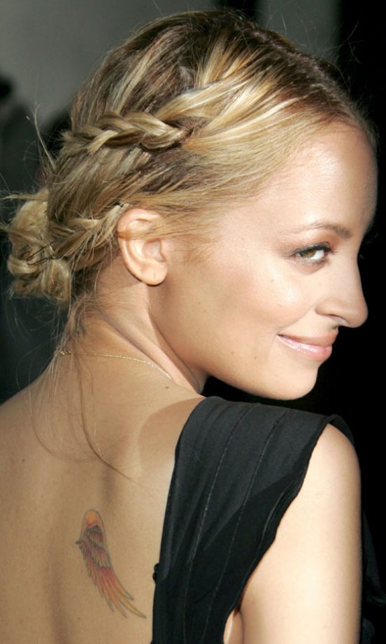 Nicole Richie At The Prada Boutique Wearing A Tousled Plait Hairstyle, 2008