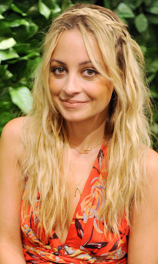Nicole Richie Remains The Queen Of Boho With A Loosely Plaited Hairstyle, 2011