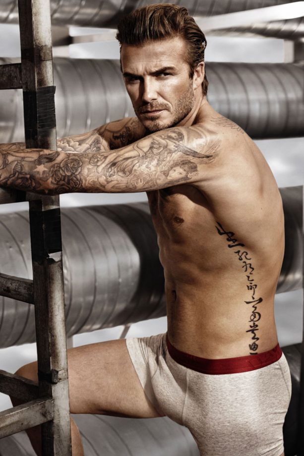David Beckham In His H&M Pants For His Campaign- Swoon, 2014