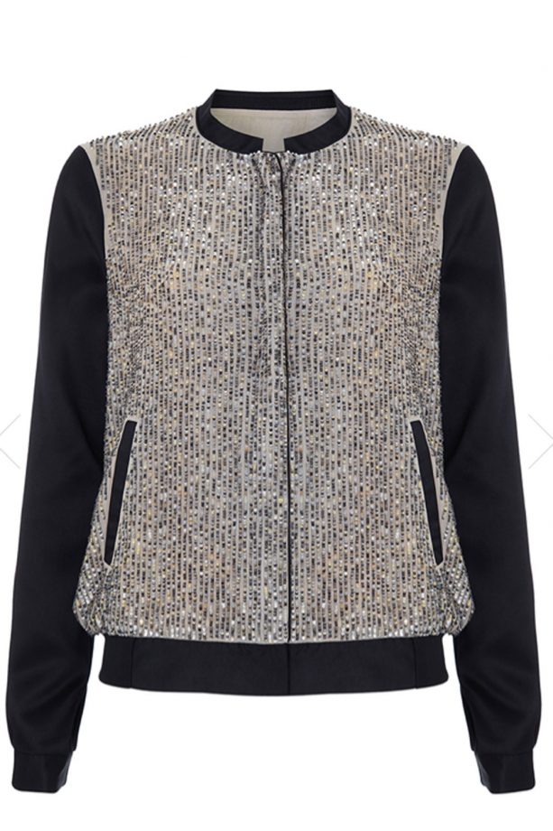Phase Eight Sequin Bomber Jacket, £130
