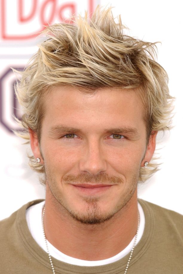 David Beckham Set The Trend For The Wind Swept Look, 2002