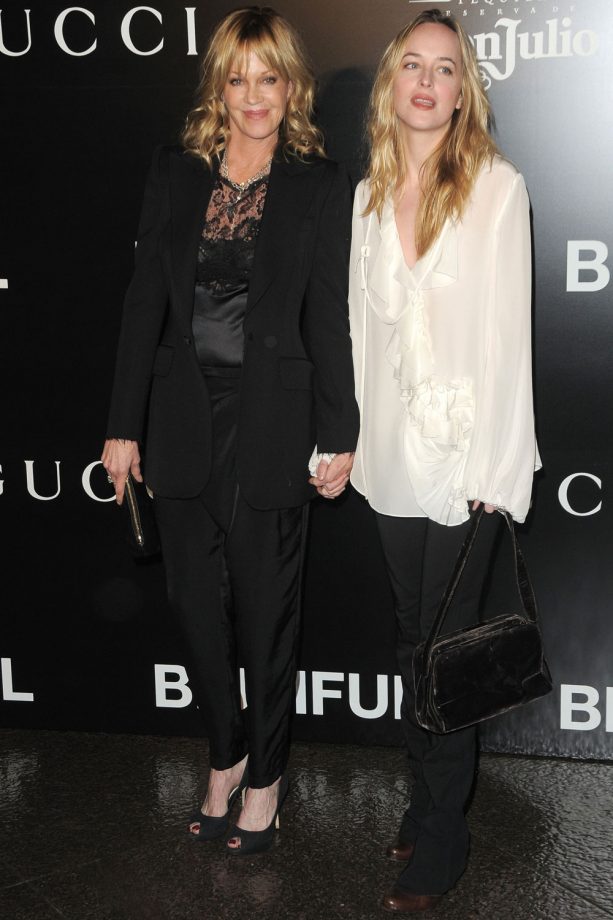 Dakota Johnson With Mum Melanie Griffith At The 'Biutiful' LA Premiere, 2010