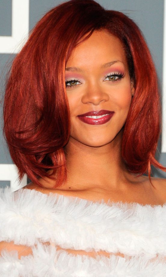 Rihanna's Short Hairstyle Certainly Caught Our Attention At The Grammies, 2011