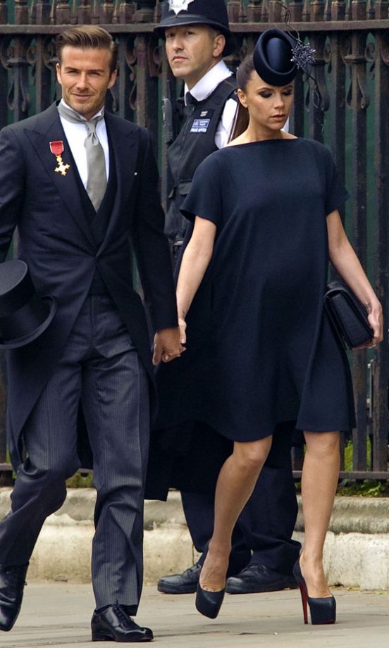 Victoria Beckham Wearing One Of Her Own Designs at the Royal Wedding, April 2011
