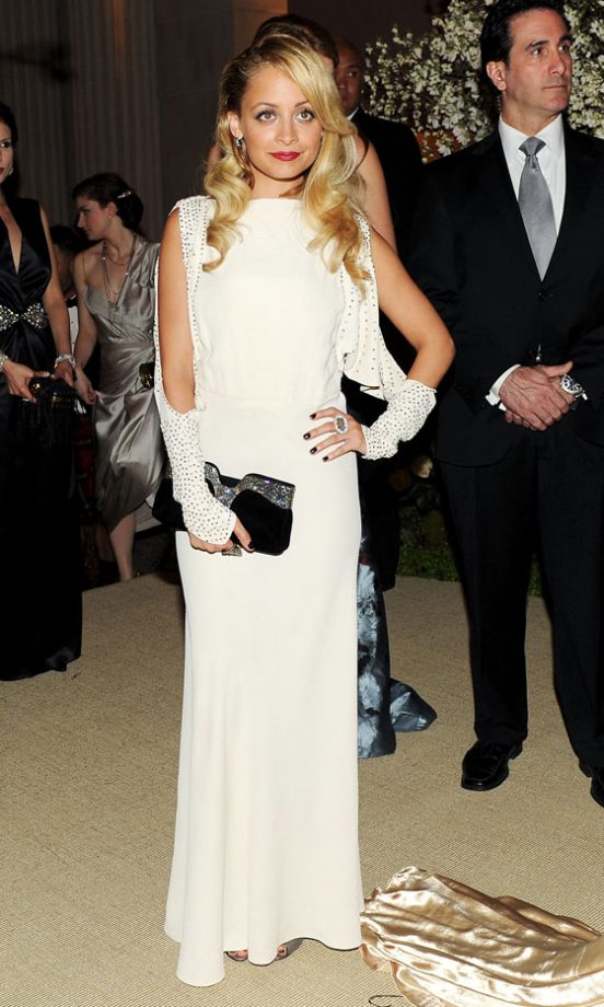 Nicole Richie Rocks A Show Stopping Look In A Dress By Jason Wu At The Costume Institute Gala Benefit, May 2011