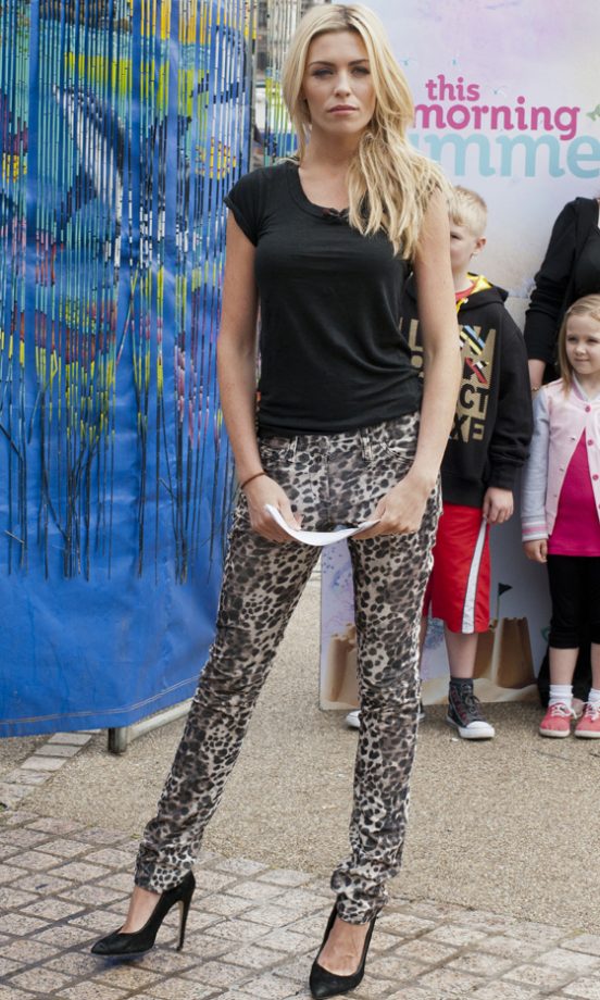 Abbey Clancy Looked Fab In Leopard Print Trousers On This Morning, 2011