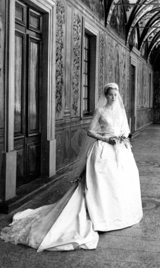 A Dress Fit For A Princess: Grace Kelly At Her Wedding To Prince Rainier Of Monaco, April 1956