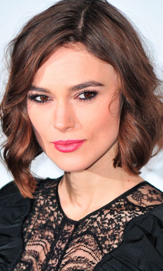 Keira Knightley Showed Off This Gorgeous Curled Short Hairstyle, 2012