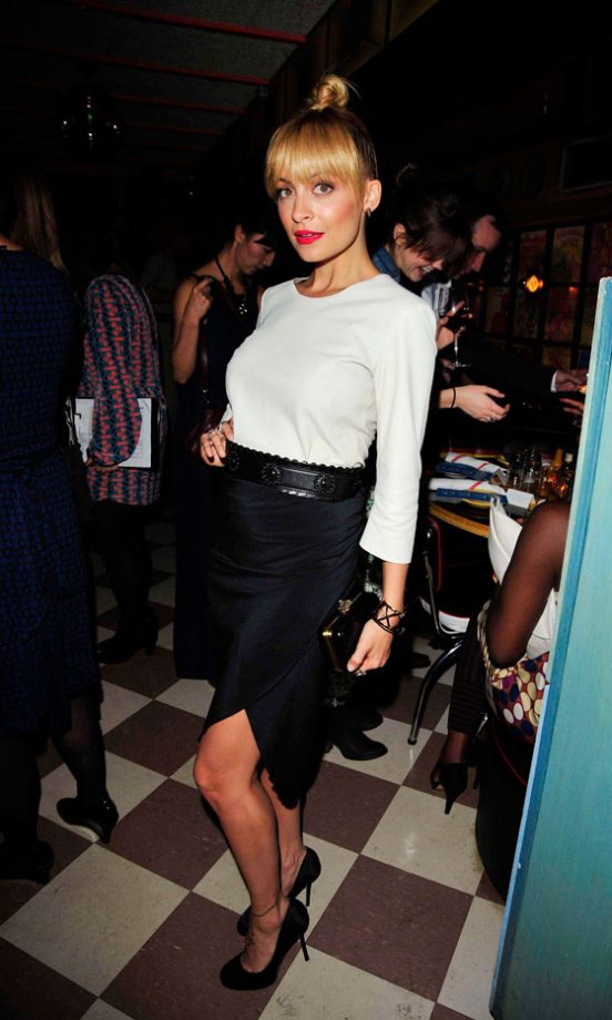 Nicole Richie At NBC's 'Fashion Star' Party, New York, March 2012