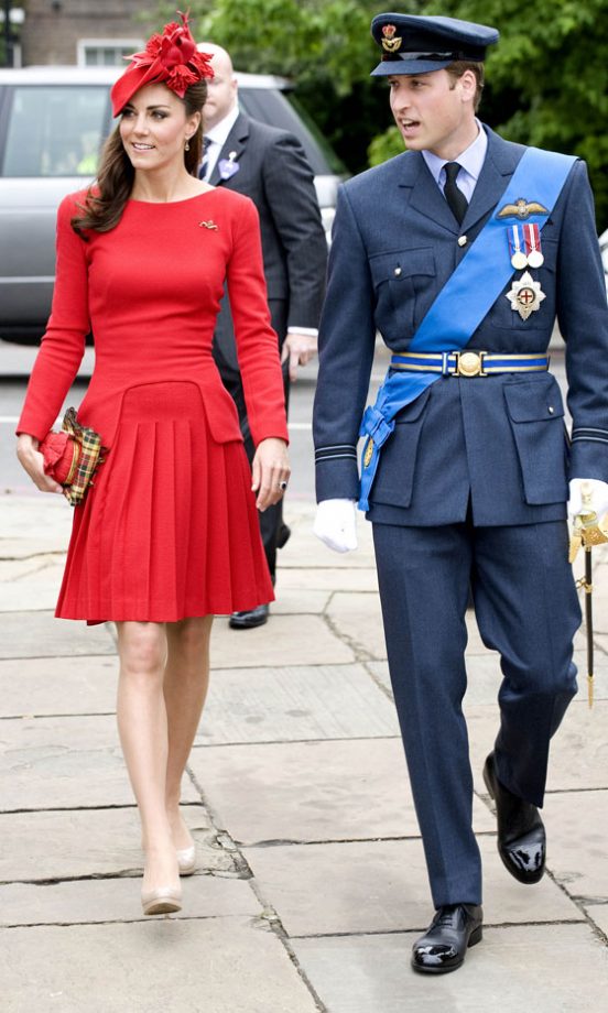 Kate Middleton, Duchess Of Cambridge, Wearing Alexander McQueen At The Queen's Diamond Jubilee Celebrations, 2012