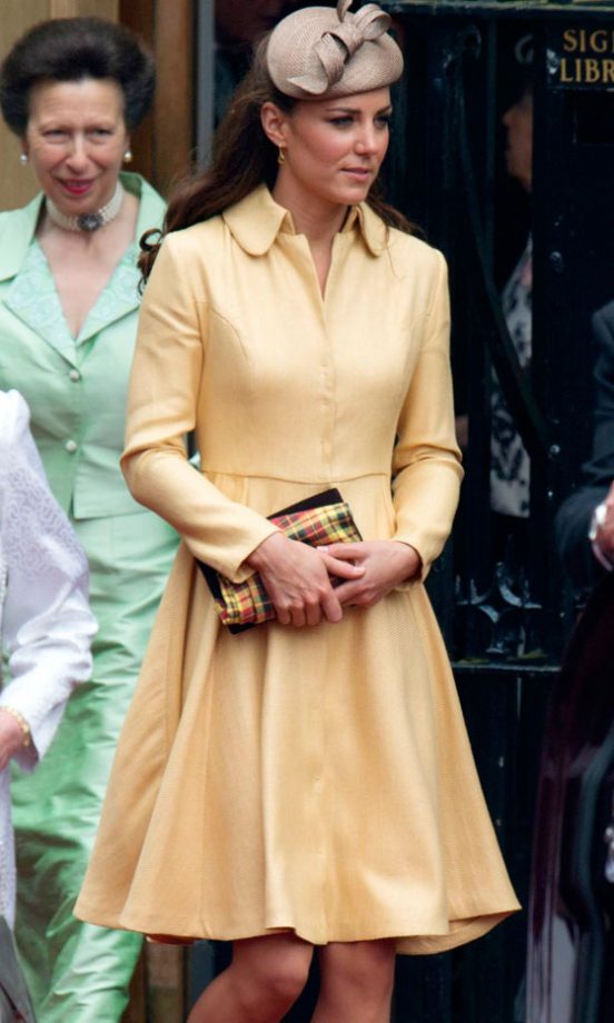 Kate Middleton, Duchess Of Cambridge, In Emilia Wickstead At The Order Of The Thistle Ceremony, 2012