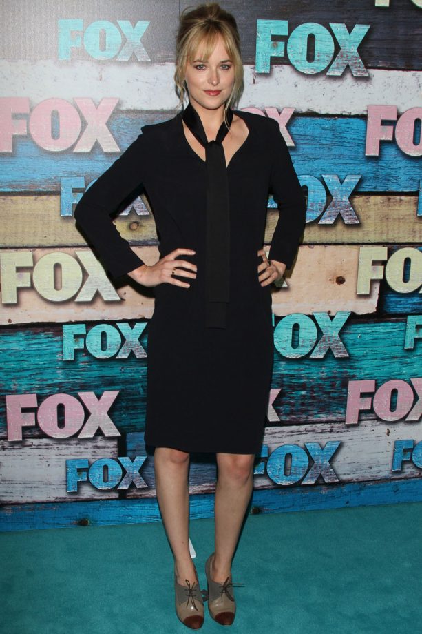 Dakota Johnson Does Black At The Fox Summer All-Star Party, 2012