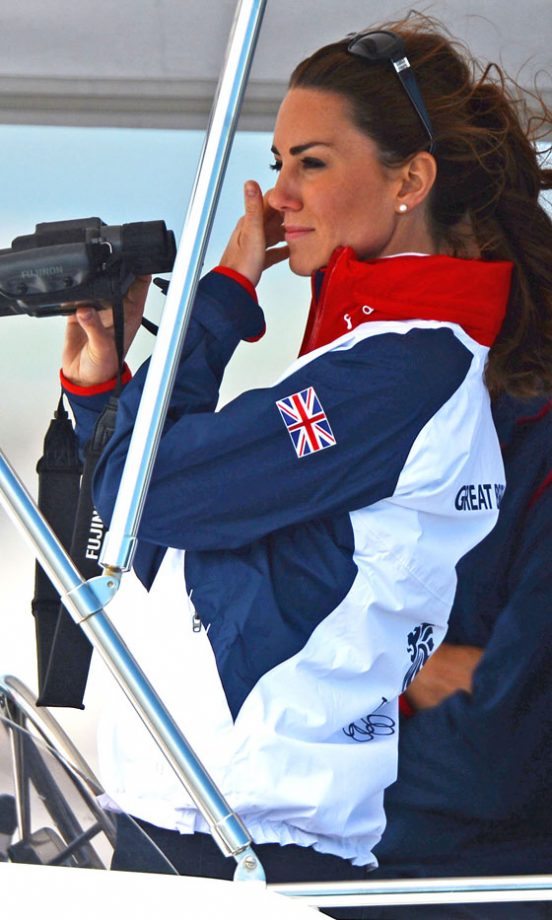 Kate Middleton, Duchess Of Cambridge, At The Sailing At The London Olympics, 2012