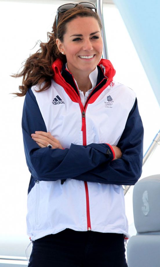 Kate Middleton, Duchess Of Cambridge, At The Sailing At The London Olympics, 2012