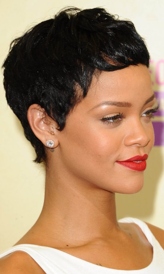 Rihanna's Short Hair At The MTV Video Music Awards, 2012