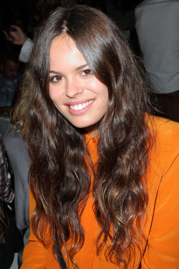Atlanta De Cadenet Chooses A Deep Dark Shade