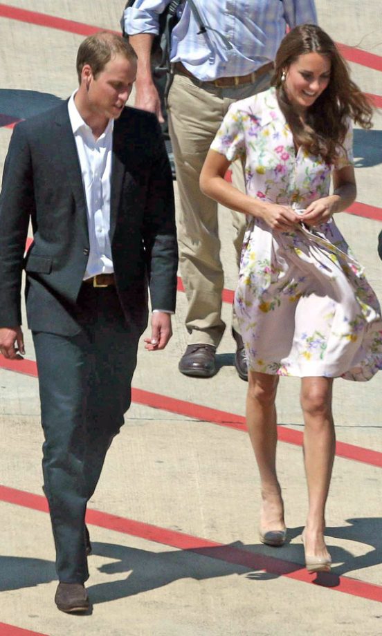 Kate Middleton, Duchess Of Cambridge, And Prince William At Brisbane Airport As Part Of The Diamond Jubilee Tour, 2012