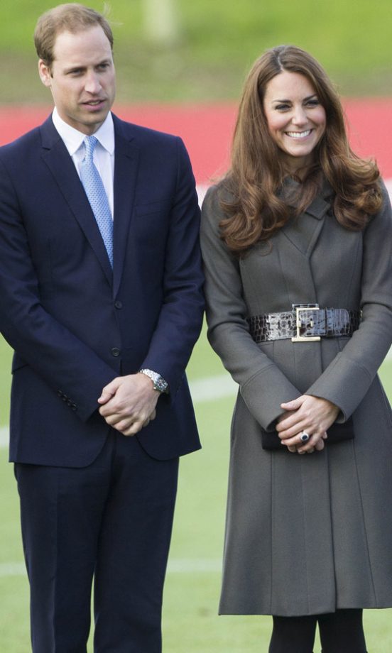 Kate Middleton, Duchess Of Cambridge, And Prince William At The Launch Of The Football Association's National Football Centre In Burton-Upon-Trent, 2012