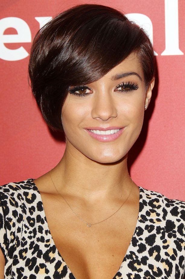 Frankie Sandford Goes Deep Chocolate Brown For Her Shade Of Choice