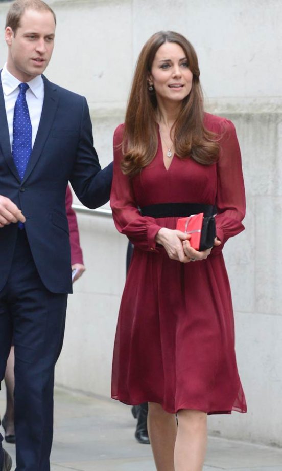 Kate Middleton, Duchess Of Cambridge, And Prince William At The National Portrait Gallery For The Unveiling Of Her Official Portrait, January 2013