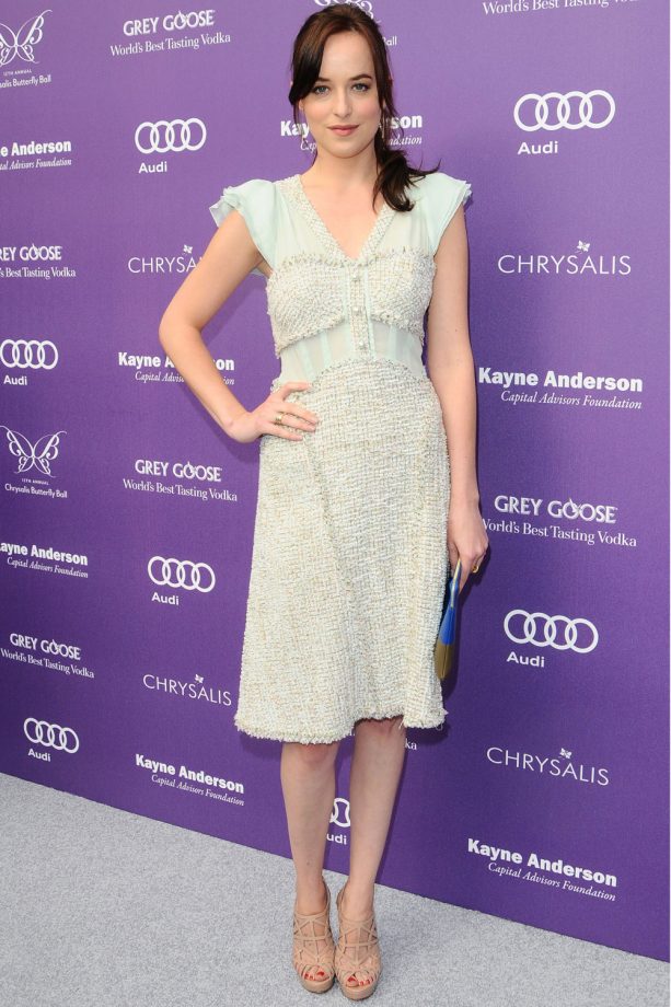 Dakota Johnson Goes Ladylike For The Chrysalis Butterfly Ball, 2013