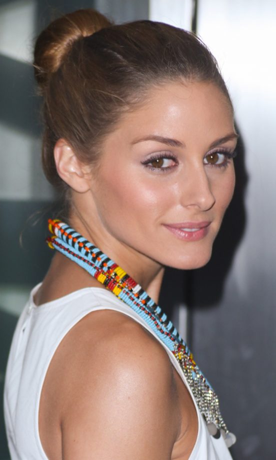 Olivia Palermo Ties Her Brown Locks Up For The 'Red 2' Premiere, 2013