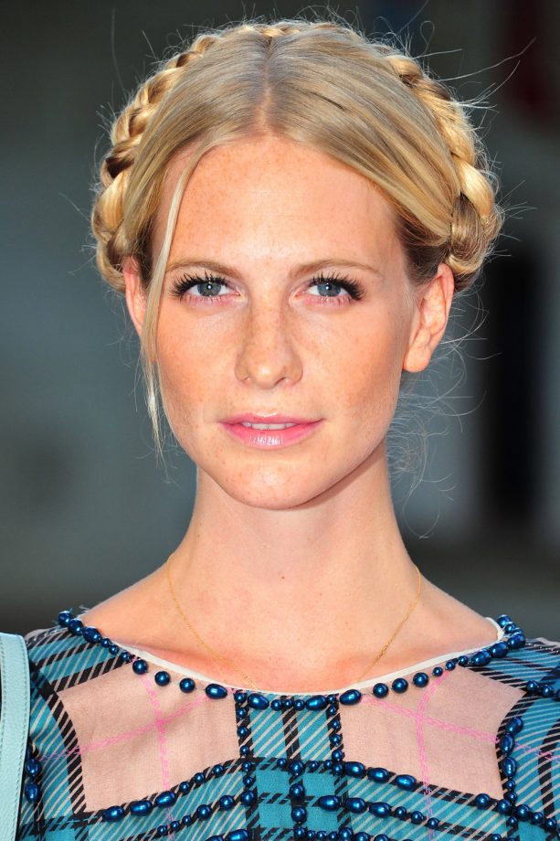 Poppy Delevingne Tries A Sweet Top Of Head Plait, 2013
