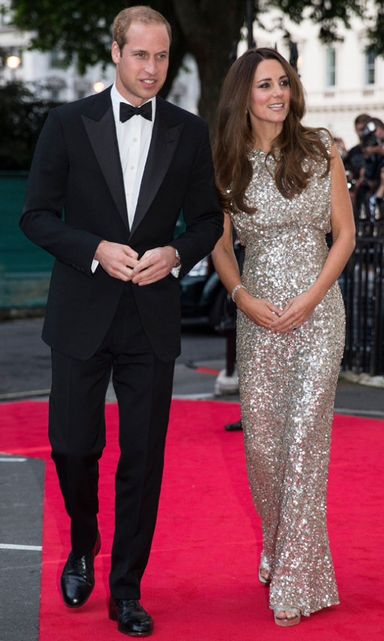 Kate Middleton, Duchess Of Cambridge And Prince William Make Their First Red Carpet Apperance Since Becoming Parents At The Tusk Conservation Awards, 2013