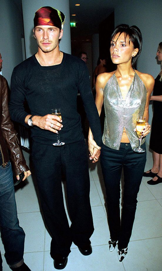 Victoria Beckham And David Beckham At A Party Hosted By Jade Jagger, 1999