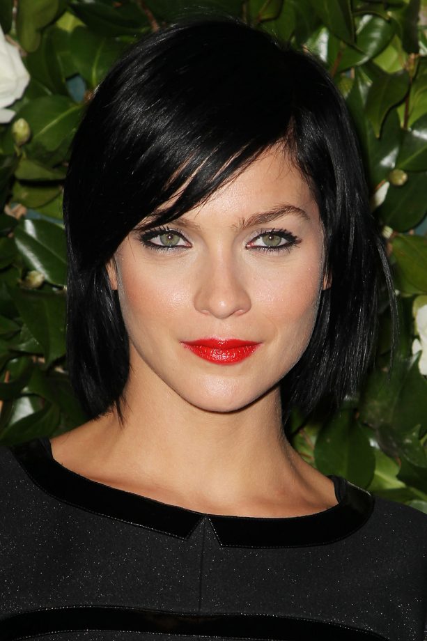 Leigh Lezark Goes Bold With A Black Hair 'Do