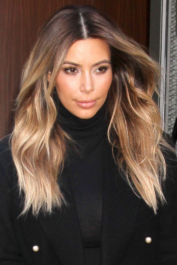 Kim Kardashian Switches To Blonde From Brunette