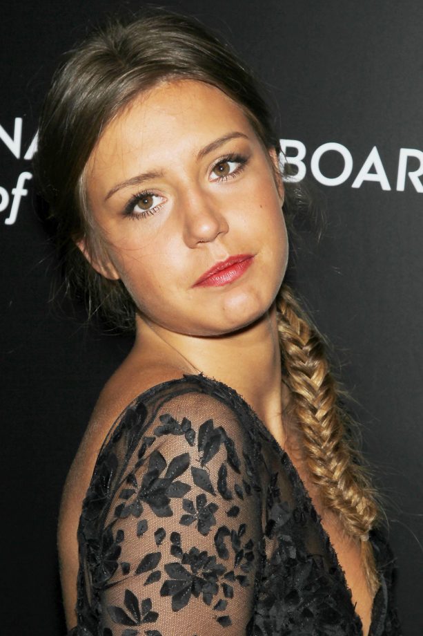 Adele Exarchopoulos Twists Her Blonde Tips Into A Plait