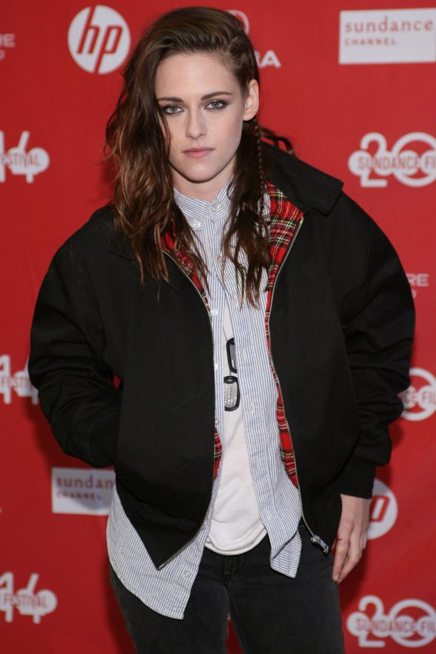 Kristen Stewart Teams Her Casual Look With A Plaited 'Do At Sundance Film Festival, 2014