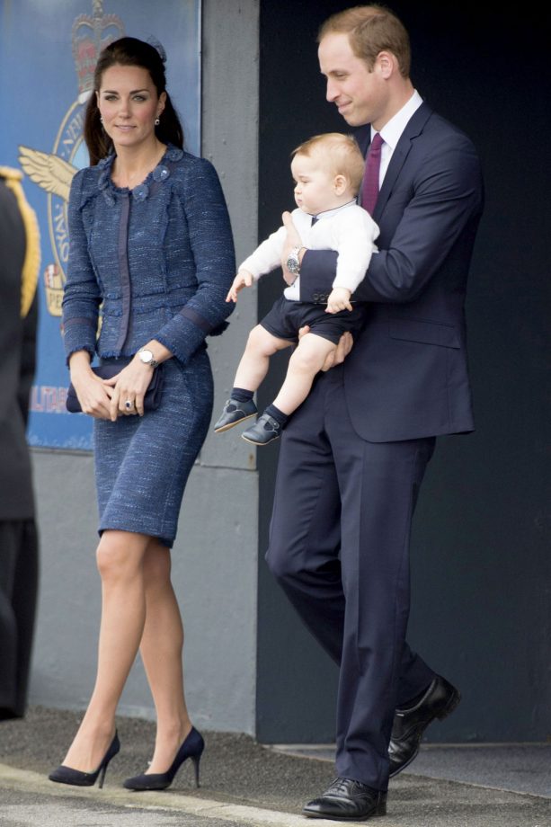 Kate Middleton, Prince William And Prince George Looked Every Inch The Perfect Family Visiting Wellington, 2014