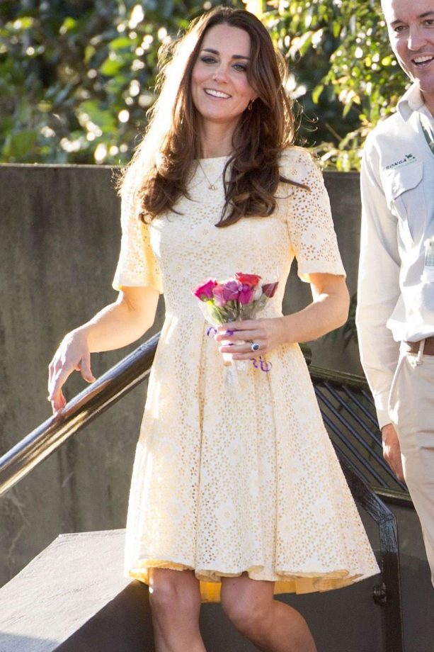 Kate Middleton Wears A Summer Frock To Visit Taronga Zoo In Sydney, 2014