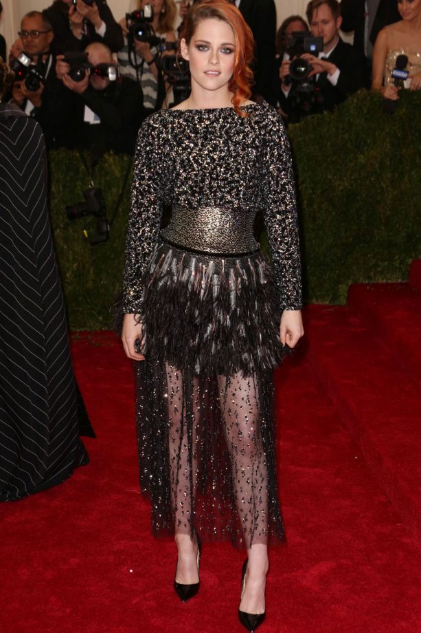 Kristen Stewart Rocks Chanel At The Met Ball, 2014