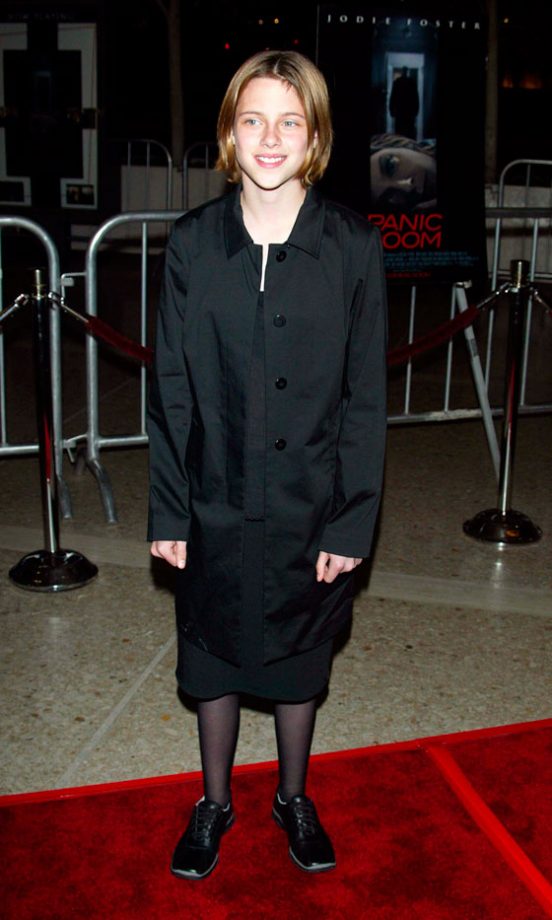 Kristen Stewart At The Premiere Of Her First Film, Panic Room, March 2002