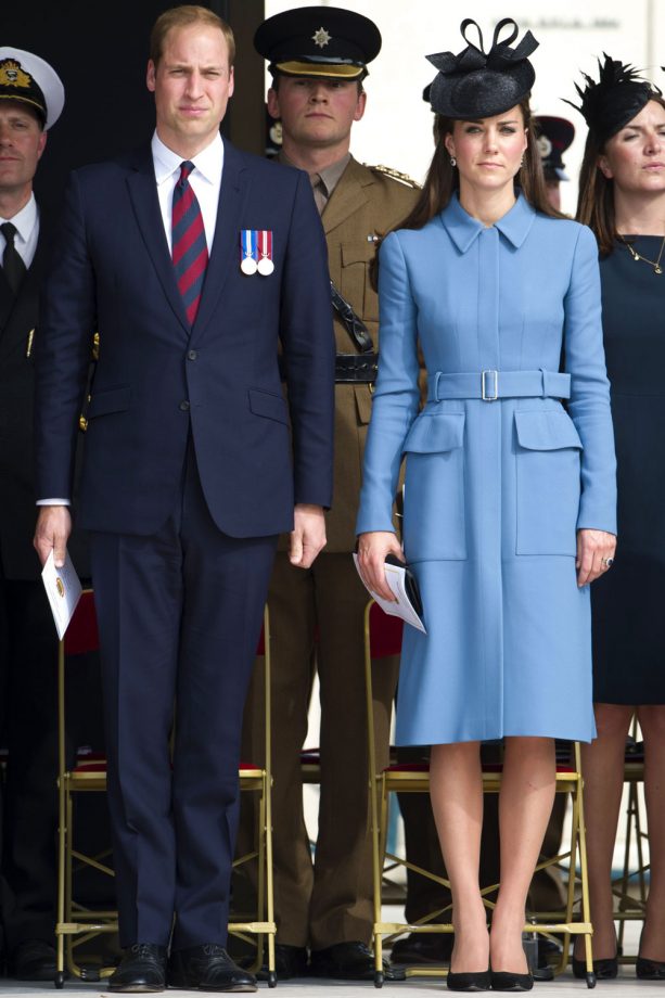Kate Middleton And Prince William During The D-Day 70th Anniversary In France, 2014