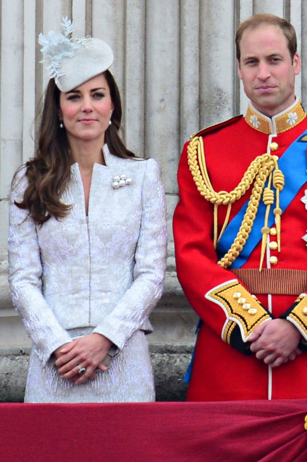 Kate Middleton And Prince William At The Trooping The Colour, 2014