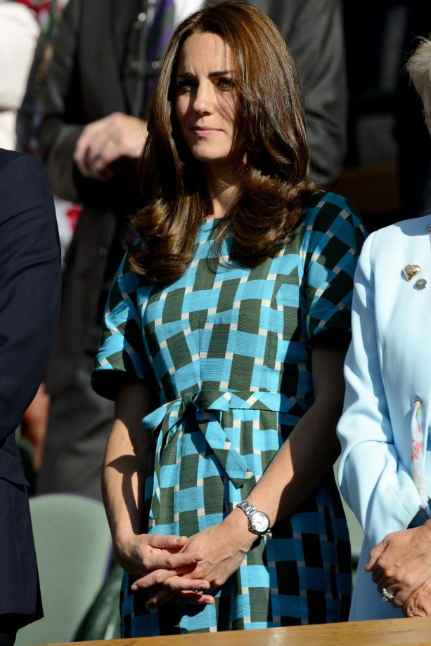 Kate Middleton Wears Jonathan Saunders For The Wimbledon Tennis Championships, 2014