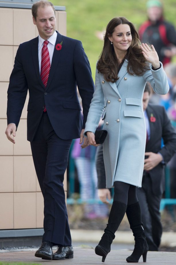 Kate Middleton And Prince William Visit The Valero Pembroke Refinery, 2014